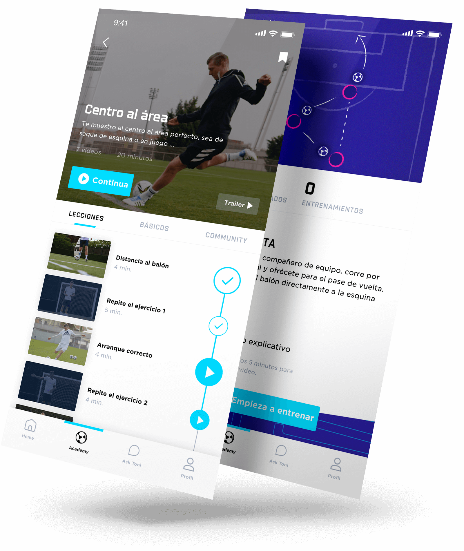 Toni Kroos Academy App 01 español